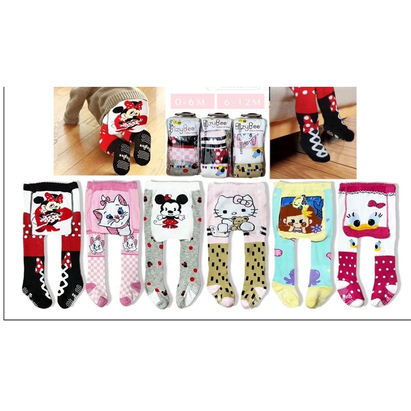 Legging Bayi Motif new tutup kaki