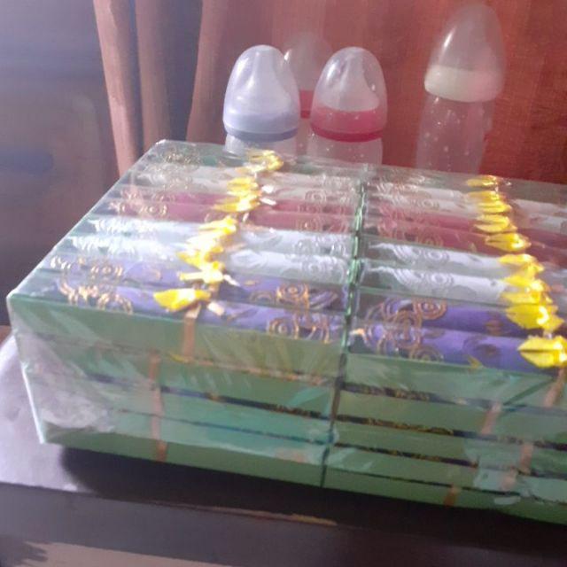 Souvenir Pernikahan Tatakan Gelas Box