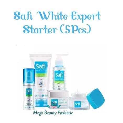 safi white expert (paket we starter) ultimate essence   toner   cream
