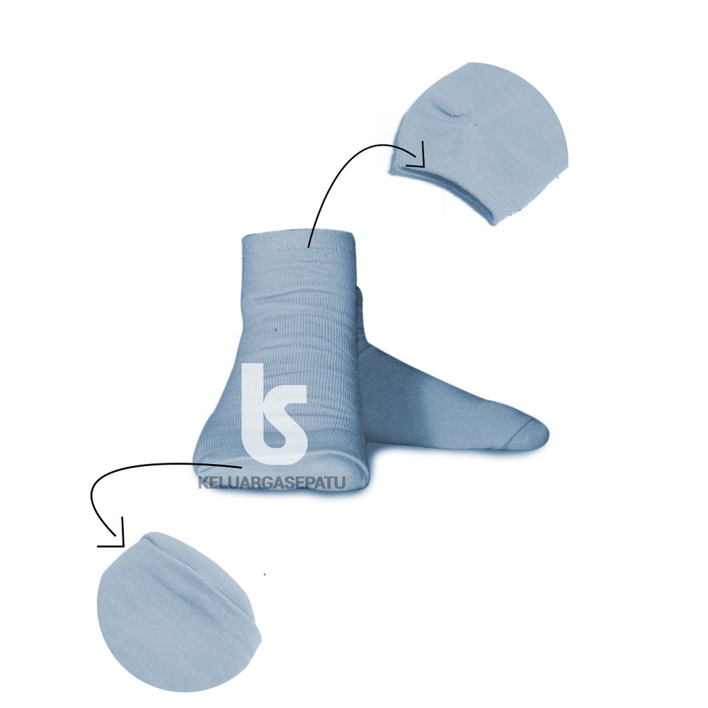 TERMURAH KAOS KAKI SOKA PENDEK SEMATA KAKI SPANDEK-TOSKA