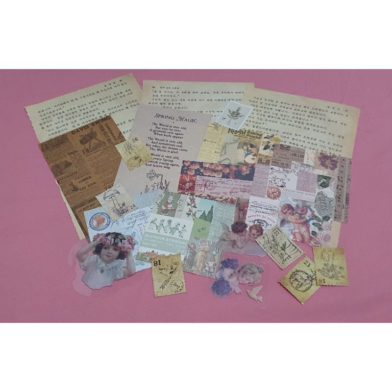 

Journal Kit: Vintage set