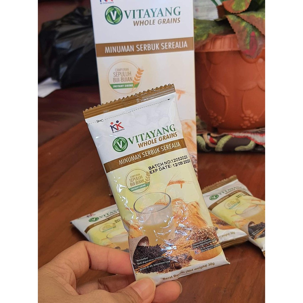 Vitayang Whole Grains Minuman Serbuk Serelia Gandum Instan Mudah Disajikan Simpel KK Indonesia