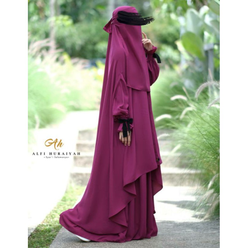 Gamis Geulis Alfi Huraiyah set arm Hole