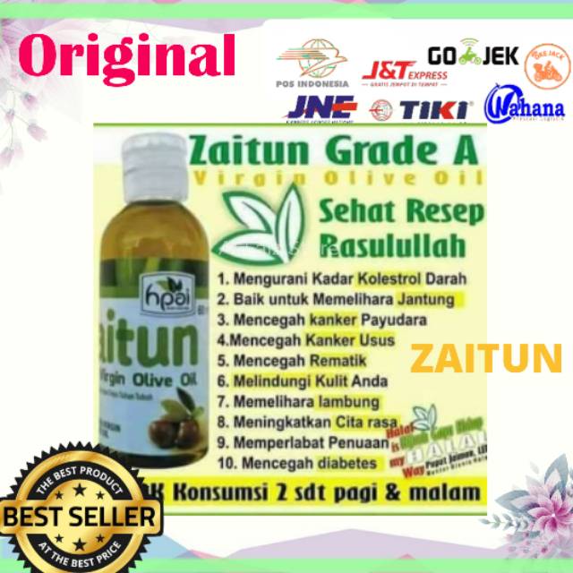 Minya Zaitun Grade A Olive Oil Hni Hpai Solusi Lambung Hipertensi Stroke Kolesterol Jerawat Dll Indonesia