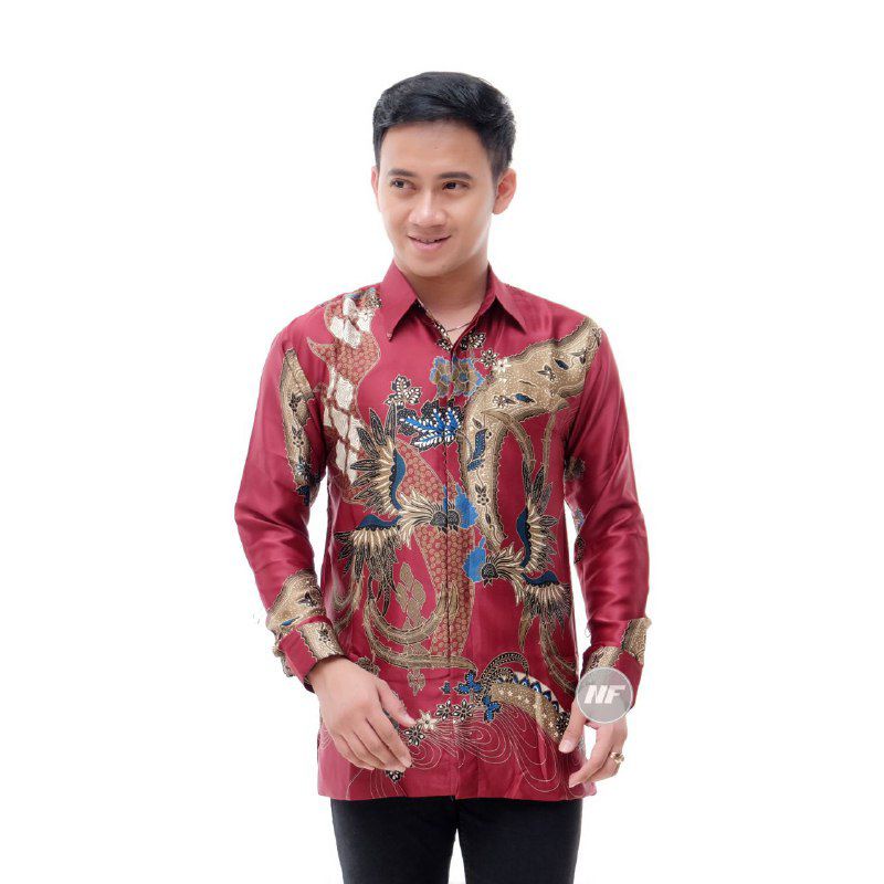 Grosir Kemeja Batik Furring Semi Sutra Sky Premium 1r67XWkcOmbVYw