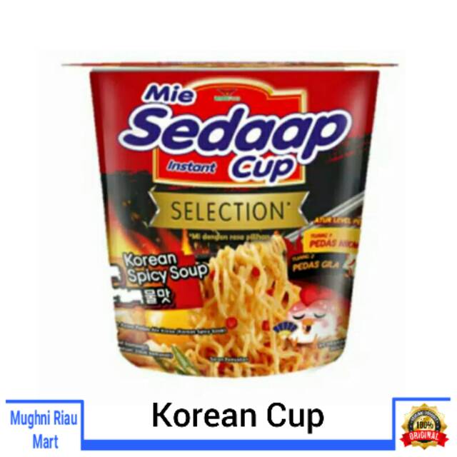 

Mie Sedaap Cup Korean Spicy Soup 1 pcs