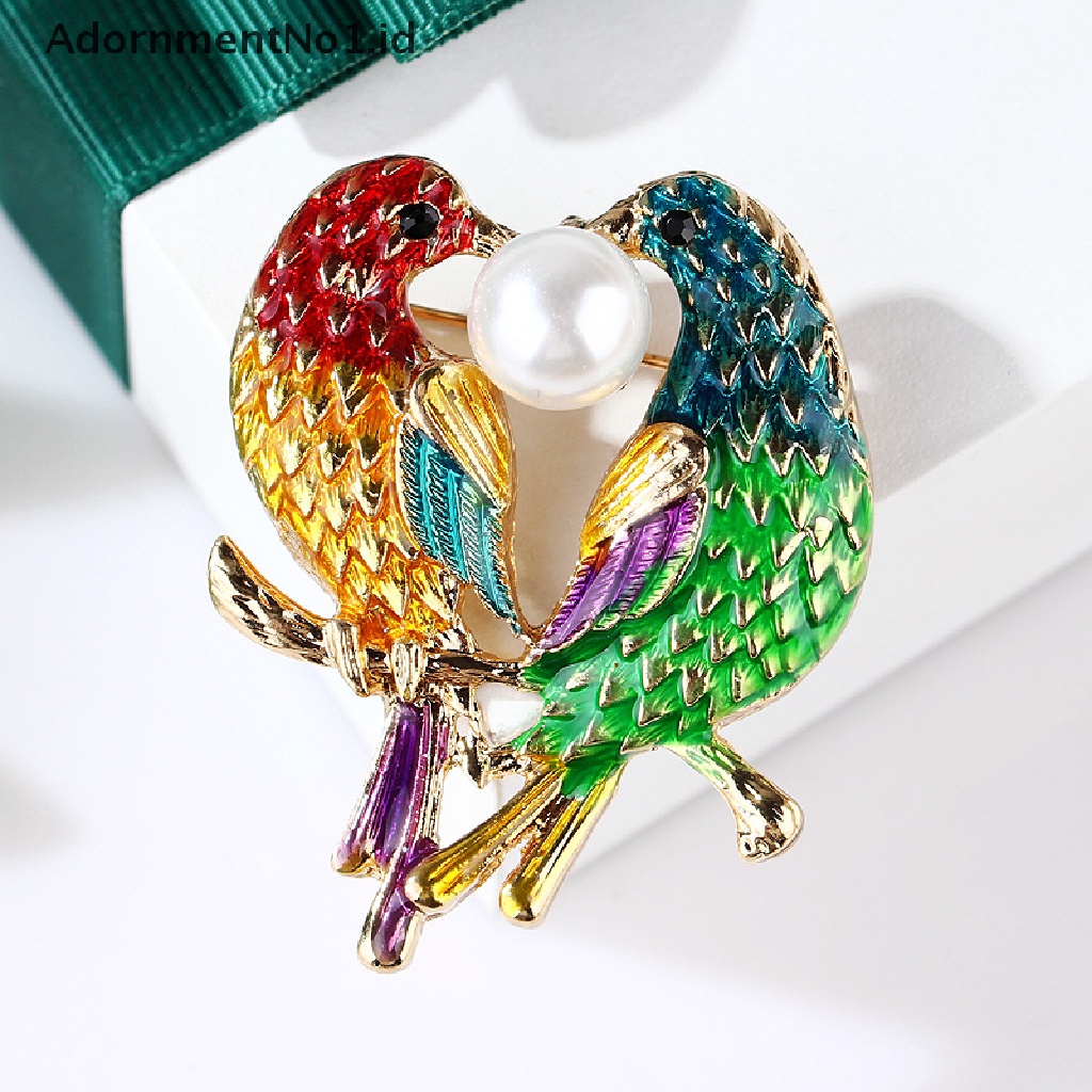 (AdornmentNo1) Pin Bros Burung Hantu / Burung Phoenix / Flamingo Hiasan Kristal Untuk Wanita