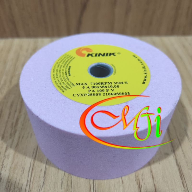 Batu Gerinda Mangkok 3 inch Kinik Batu Gurinda kinik 6A 80×38×10.00 PA 100 KV