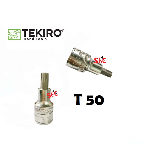 TEKIRO Kunci Mata Sok Sock Shock L Bintang T50 / Star Bit Socket T 50