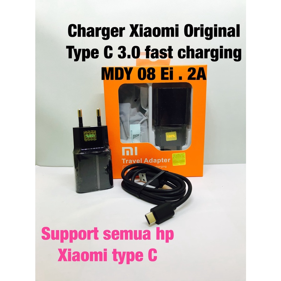IGS Charger Xiaomi Original Type C Fast Charging 3.0 MDY 08 ei