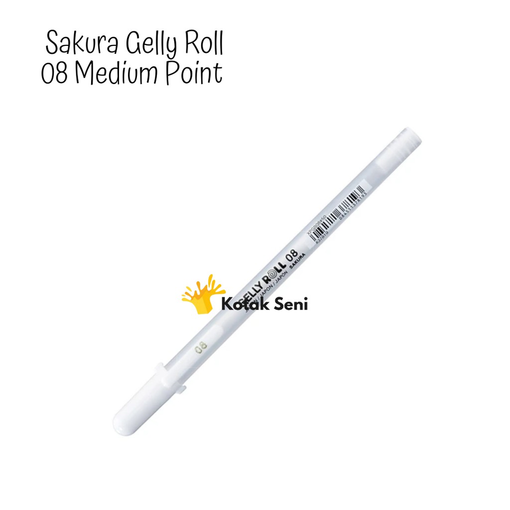 

Sakura Gelly Roll Ink Pen White 0.8mm (Gel Ink Pen)