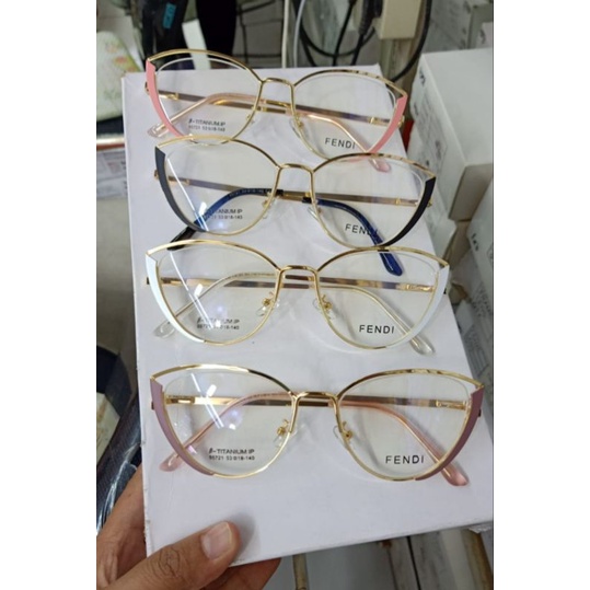 KACAMATA MINUS FRAME SUZUKA PAKET LENSA ANTI RADIASI | KACAMATA WANITA | KACA MATA ANTI UV CAT EYE 97521