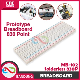 BREADBOARD MB-102 SOLDERLESS 830 830P