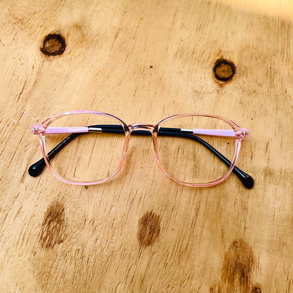 [TERLARIS] Kacamata Photocromic 2127 Vintage Elastis Frame Kotak Optik Wanita Pria AntiradiasI