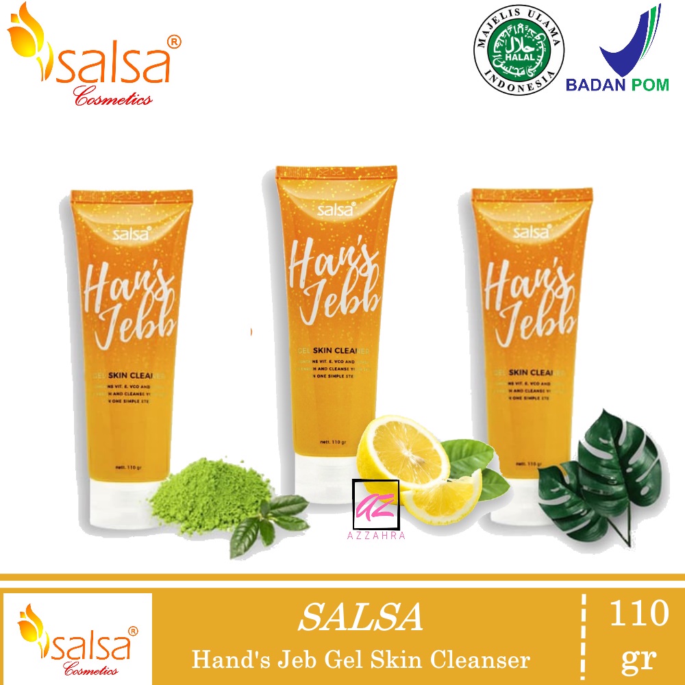 SALSA Hand Jeb Gel Skin Cleanser - 110gr ( Lulur Pemutih Tubuh ) ORIGINAL BPOM