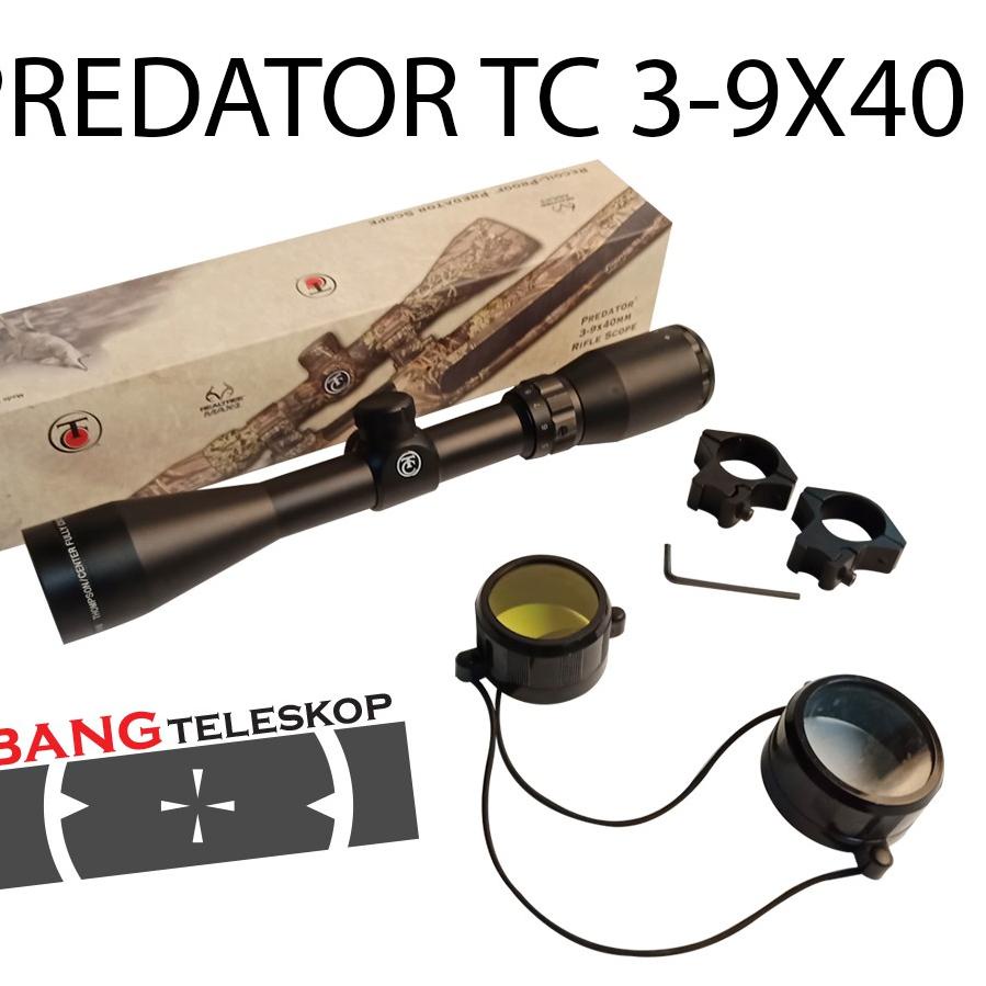 Stok terbatas.. Teleskop PREDATOR TC 3-9X40