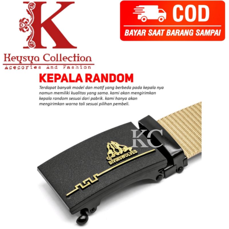 ikat pinggang pria sabuk pria tali pinggang prua canvas nylon gesper tactical pria pengait model rel