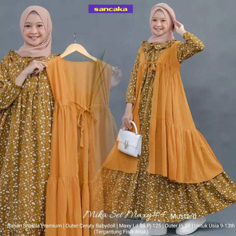 MIKA SET KIDS 4 / MIKA SET KIDS Y GAMIS TERMURAH LABEL JASMINE-3