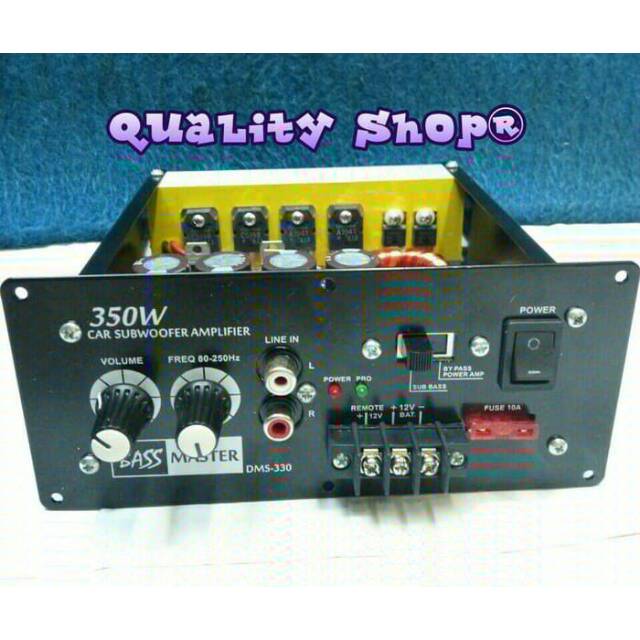 Jual power kit subwoofer/monoblok DMS330 350 watt murni Shopee Indonesia