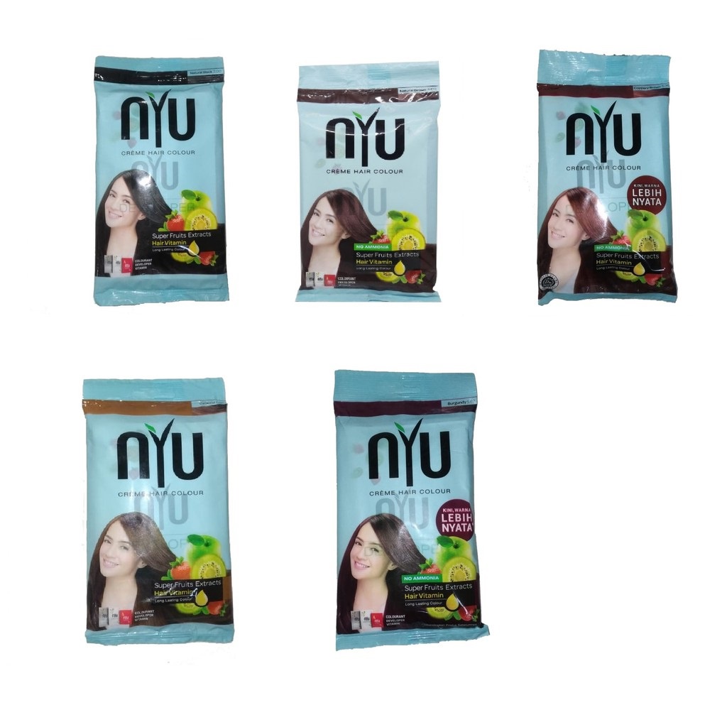 Jual Nyu Creme Hair Colour Sachet Shopee Indonesia