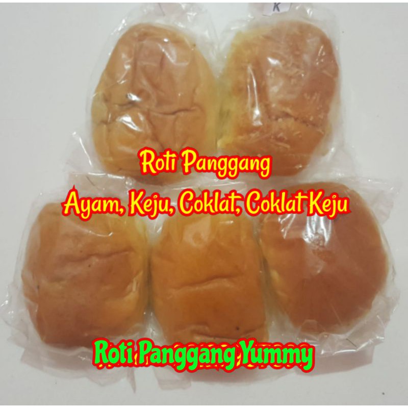 

ROTI PANGGANG Isi AYAM, COKLAT & COKLAT KEJU