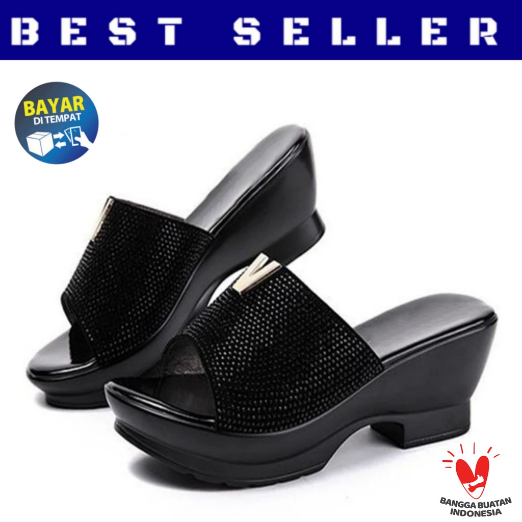 Sandal wedges wanita terlaris - Sandal wedges -  Sandal wanita terbaru - Sandal wanita terlaris - Sandal wedges wanita terbaru - amanda