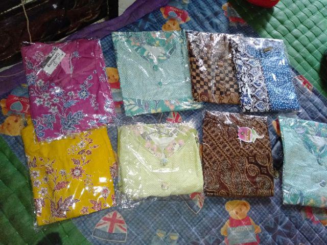 Sora Blouse Batik Cewek Blus Batik Wanita Seragam Batik Kerja Batik Solo Batik Modern Batik Pastel