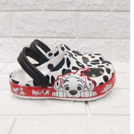 crocs anak dog / sandal anak crocs dalmatian dog