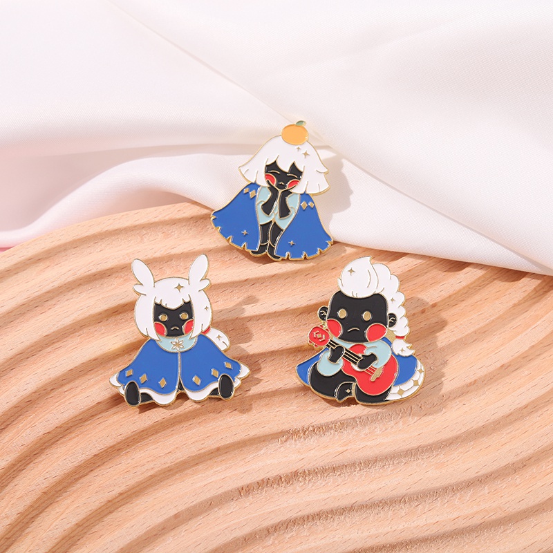 Bros Pin Enamel Desain Kartun Anime Untuk Hadiah Teman