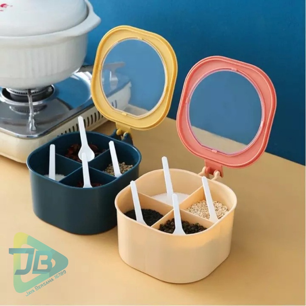 RT96 Kotak Bumbu 4 In 1/Tempat Bumbu Dapur Bahan Plastik JB5517