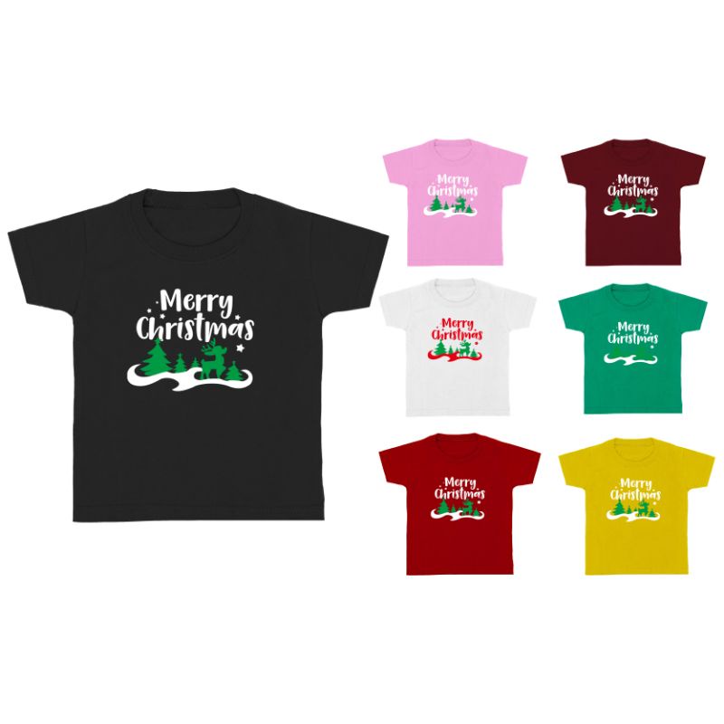 Baju kaos anak 1-12tahun kaos natal keren