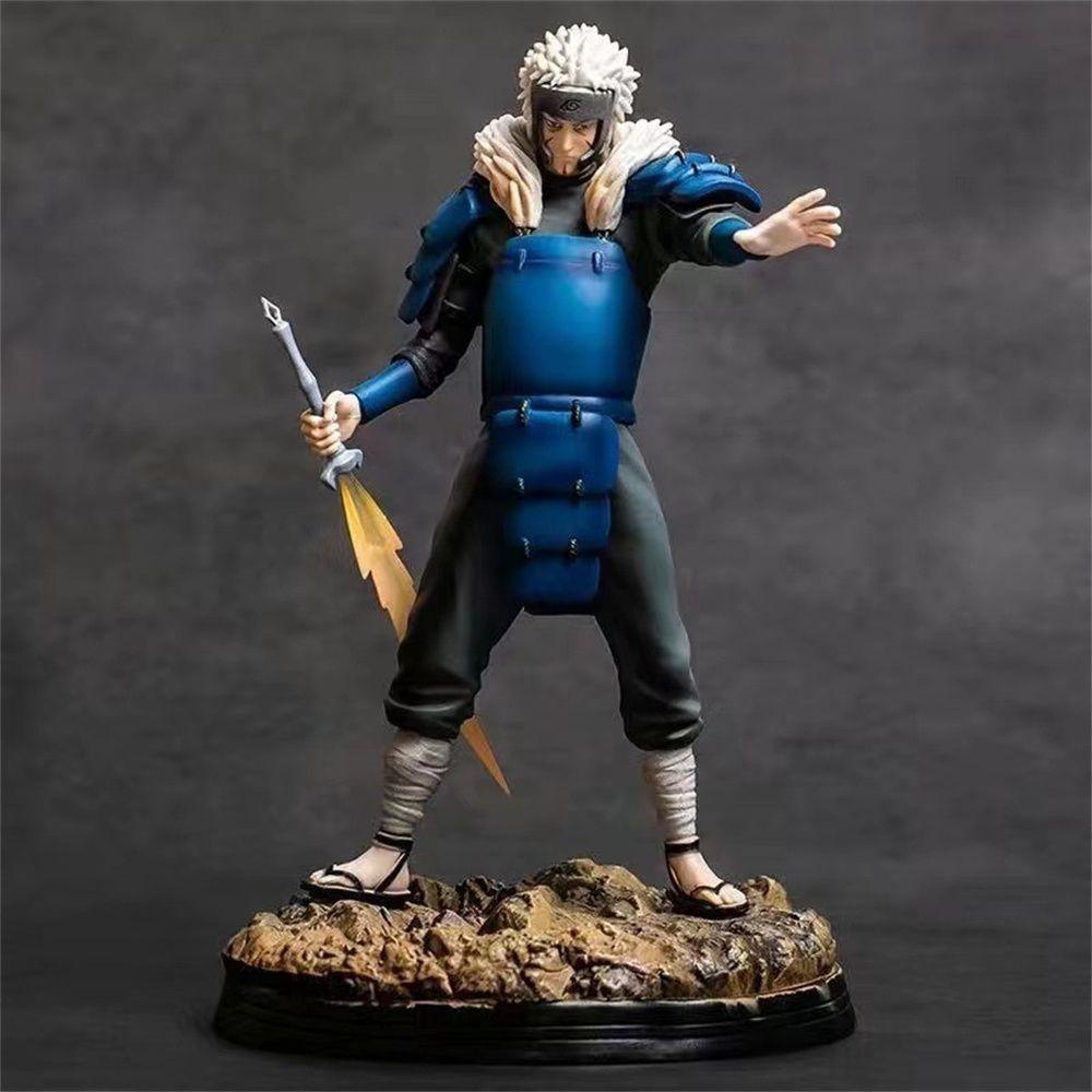 Agustina NARUTO Action Figure Anime Jepang Collectible Model Figure Mainan Action Figure Hashirama Tobirama PVC Kartun NARUTO