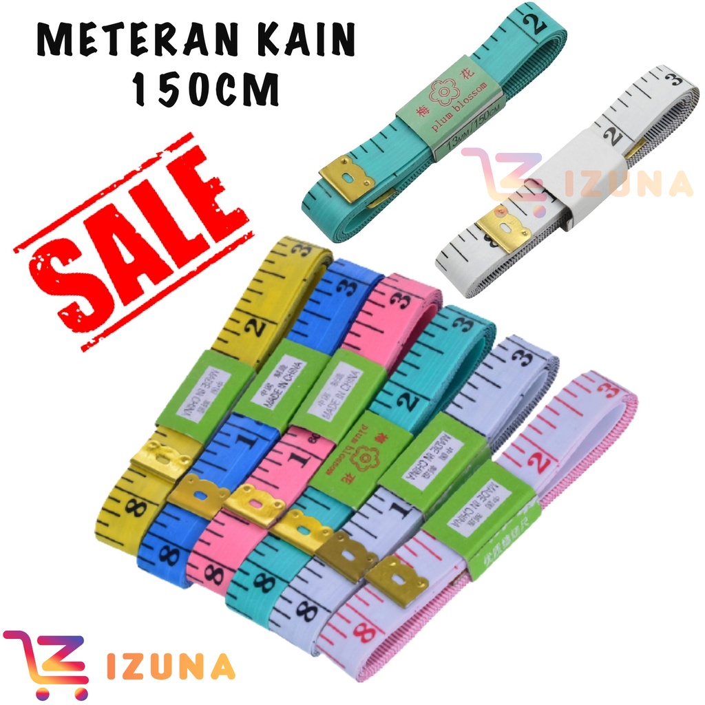 [IZUNA] Alat Pengukur Meteran Badan / Pengukur Meteran Pakaian / Meteran Jahit 150 Cm