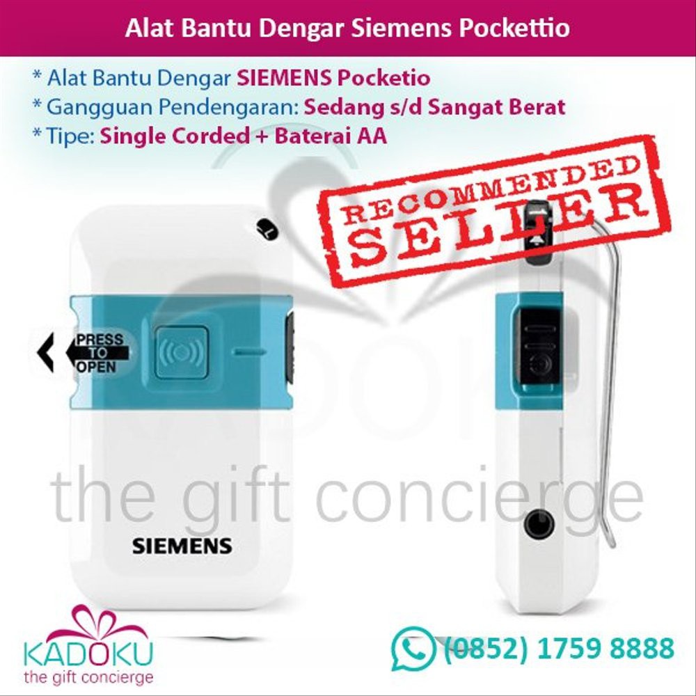 Alat Bantu Dengar Siemens Pockettio Hearing Aid Poket