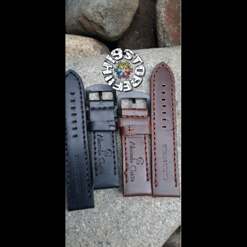 strap kulit jam tangan Alexander Christie Tali jam Alexander Christie 20 22 24mm tali jam tangan kul