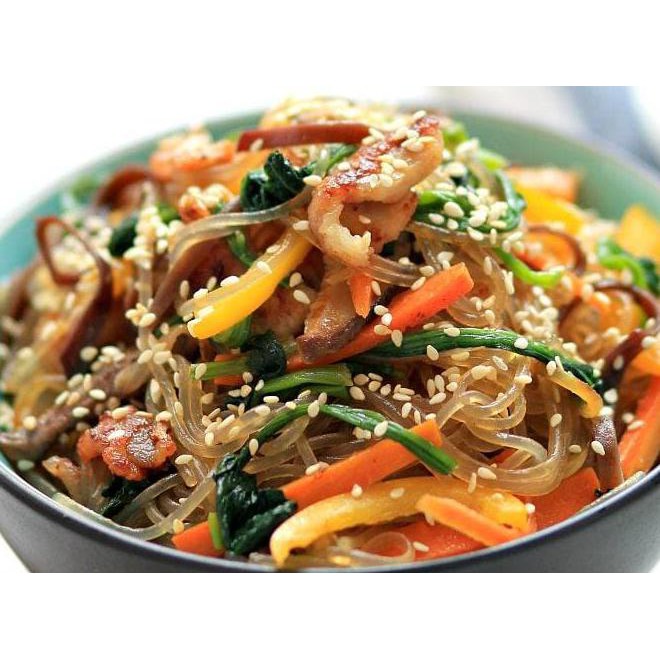 

hsci homemade japchae / soun goreng korea 1 porsi / halal / bahan import iw2p