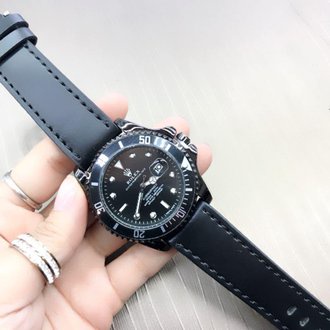 jam tangan rolex tali kulit