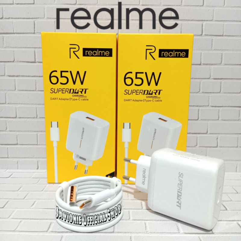 Travel Charger Casan Cas Realme Narzo 20 PRO 65W Original Super DART VOOC TYPE C