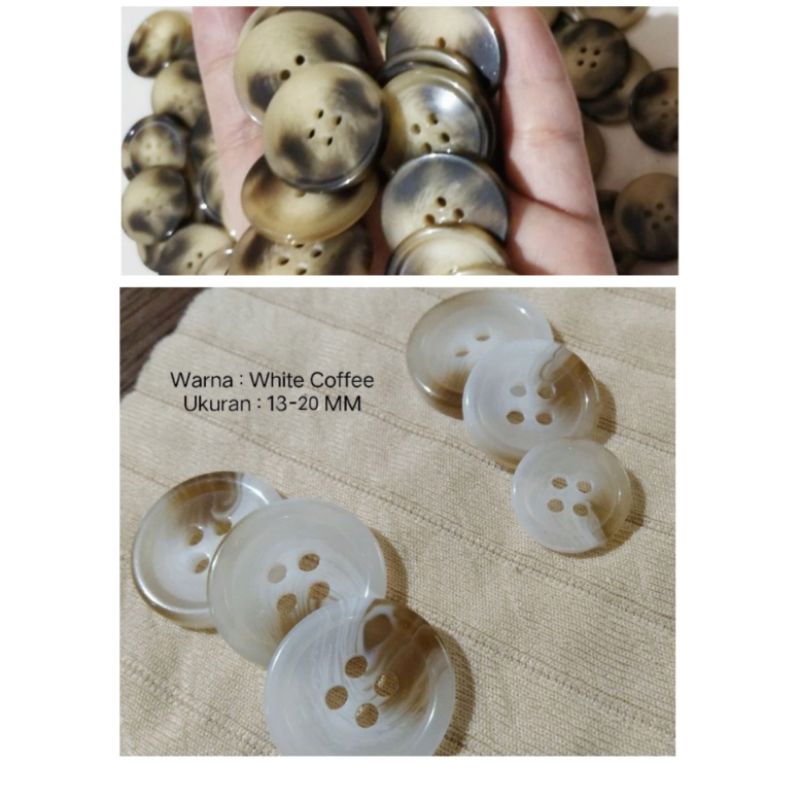 COD 100 PCS Diameter 13/15/18/21/25 mm - Kancing Baju Gepeng Corak Macan - Kancing Baju motif lolipo