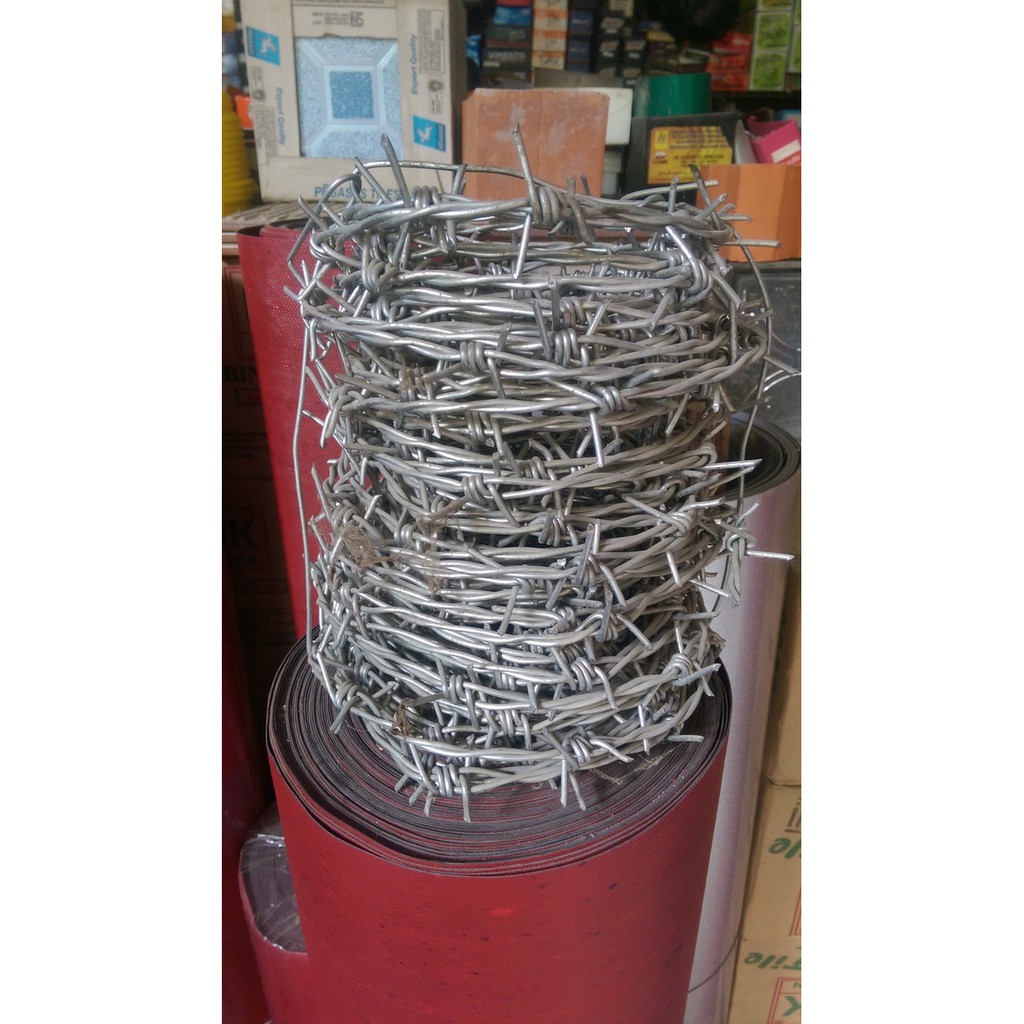 KAWAT DURI / KAWAT TAJAM PENGAMAN PAGAR RUMAH DARI MALING DLL