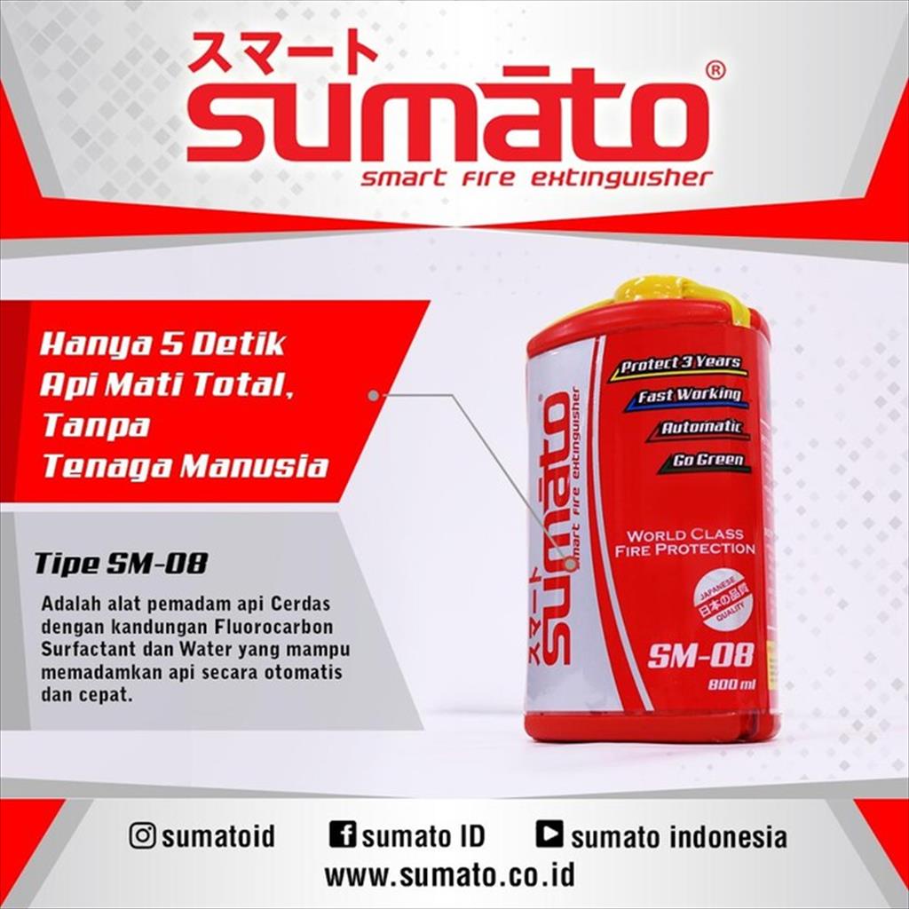 APAR Alat Pemadam api ringan SUMATO SM 08  800ml