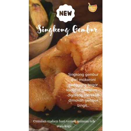 

singkong gembur frozen dari macaroni panggang bogor