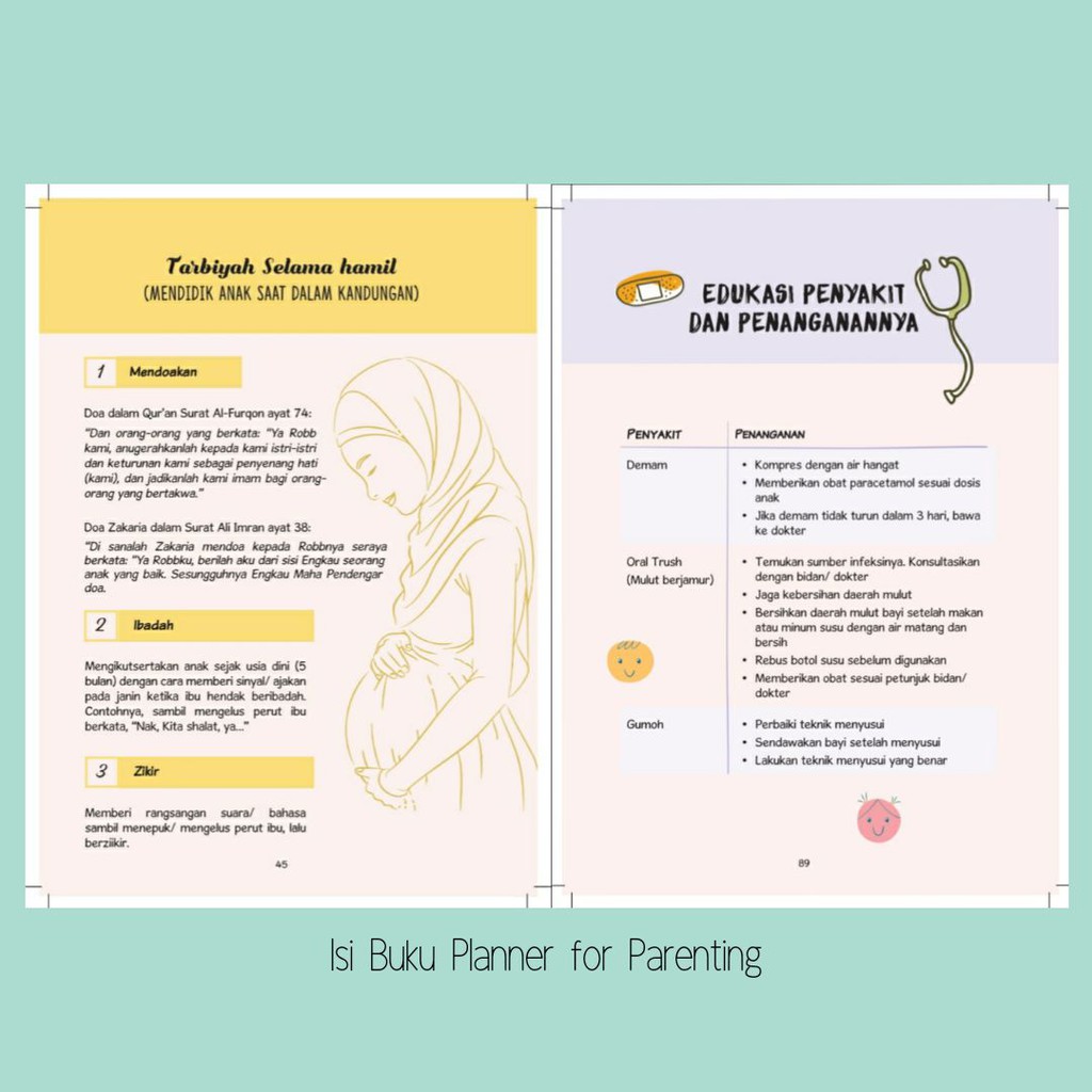 My Baby Journal Cover E Stock Ready Jurnal Kehamilan Anak Muslim