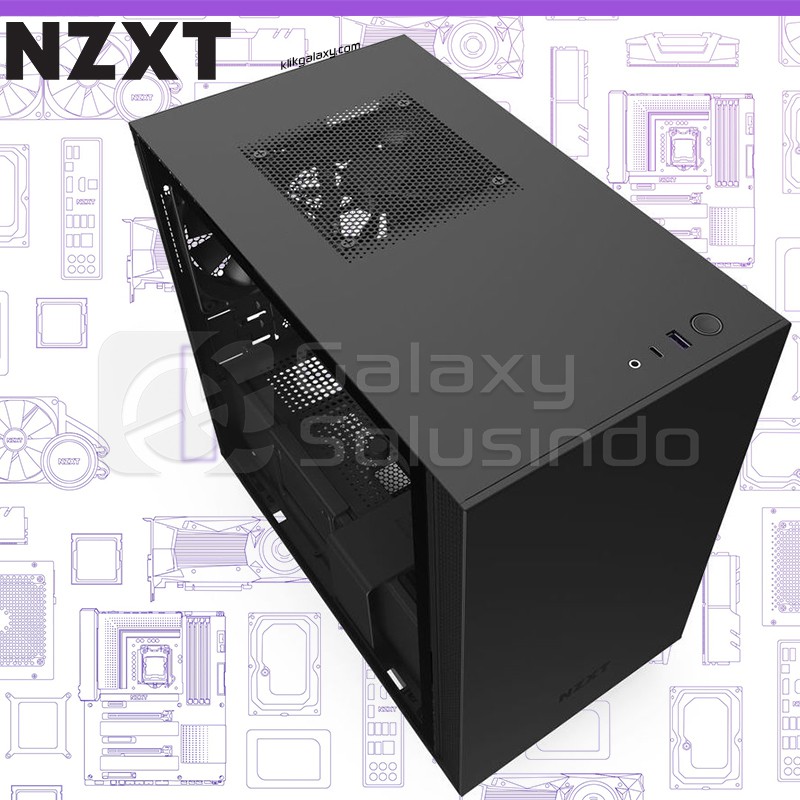 NZXT H210i Matte Black Tempered Glass Mini-ITX Gaming Case