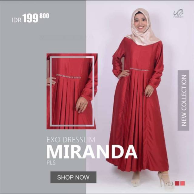 EXO DRESSLIM GAMIS MURAH MIRANDA RABBANI ORI