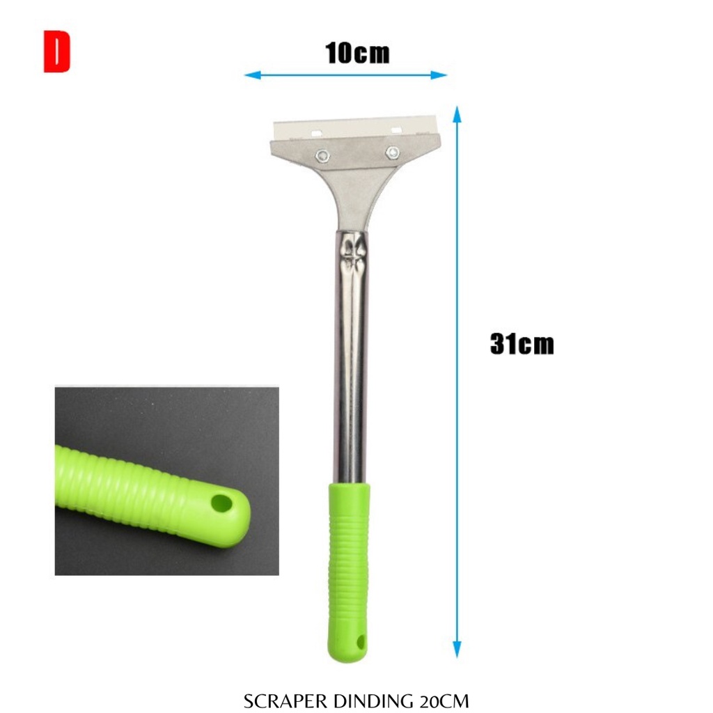 SCRAPER DINDING PEMBERSIH CAT NUT KERAMIK TAJAM LEBAR 10 CM