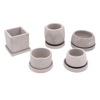 Pot Bunga Kaktus Succulent Mini Bahan Plastik Dengan Baki Pot Bunga Kaktus Succulent Mini Bahan Plastik Dengan Baki