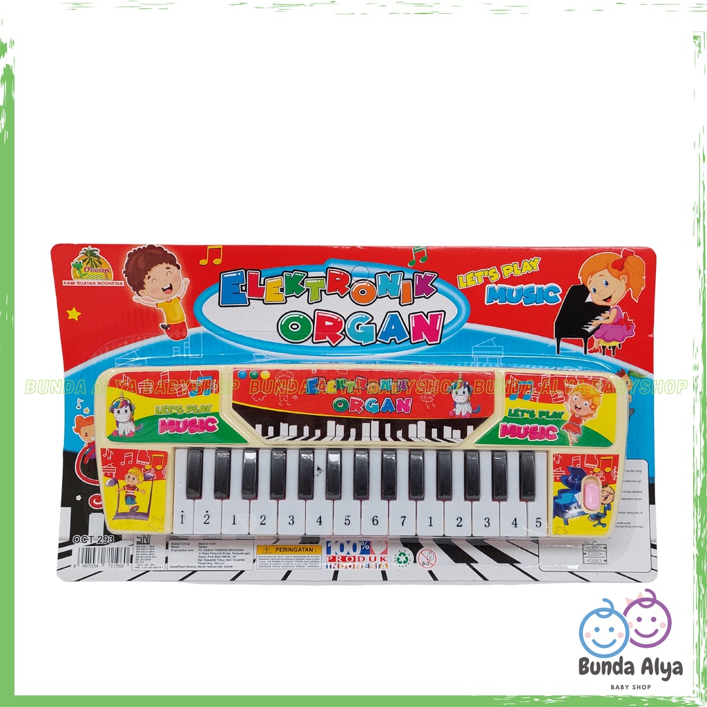 Mainan Anak Piano Organ Elektronik  Mainan Edukasi Musik  Mainan Anak Keyboard Piano SNI