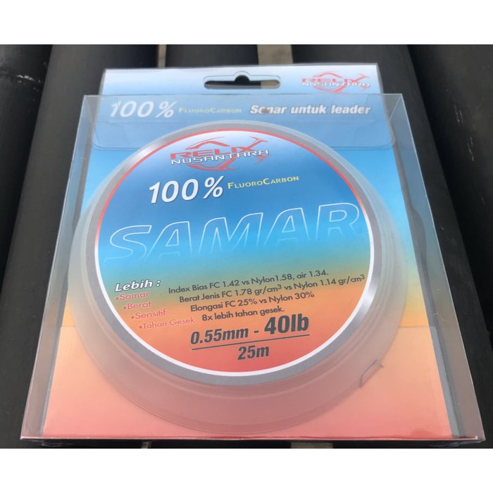 SAMAR- Fluorocarbon Shock Leader 40lb 25m AP-1100