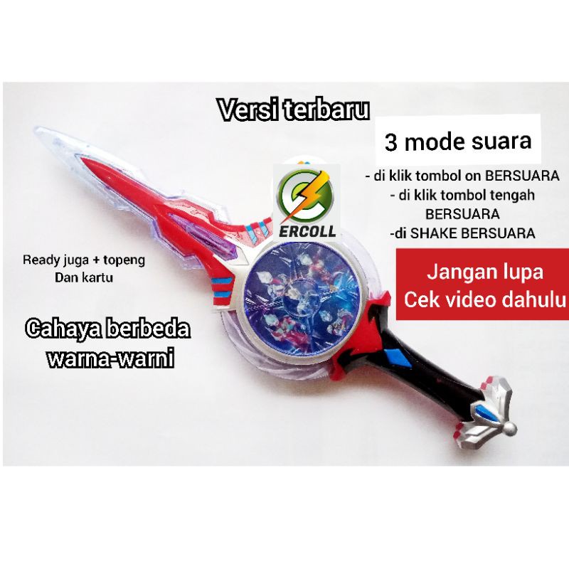 NEW VERSION Pedang ultraman versi terbaru pedang ultraman Geed ORB DX R/B